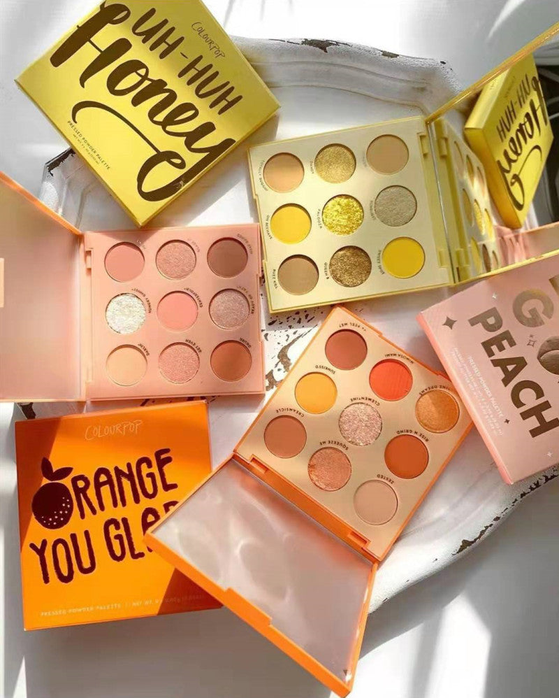 Matte eye shadow collection palette featuring multiple mineral based waterproof makeup shades — view 3
