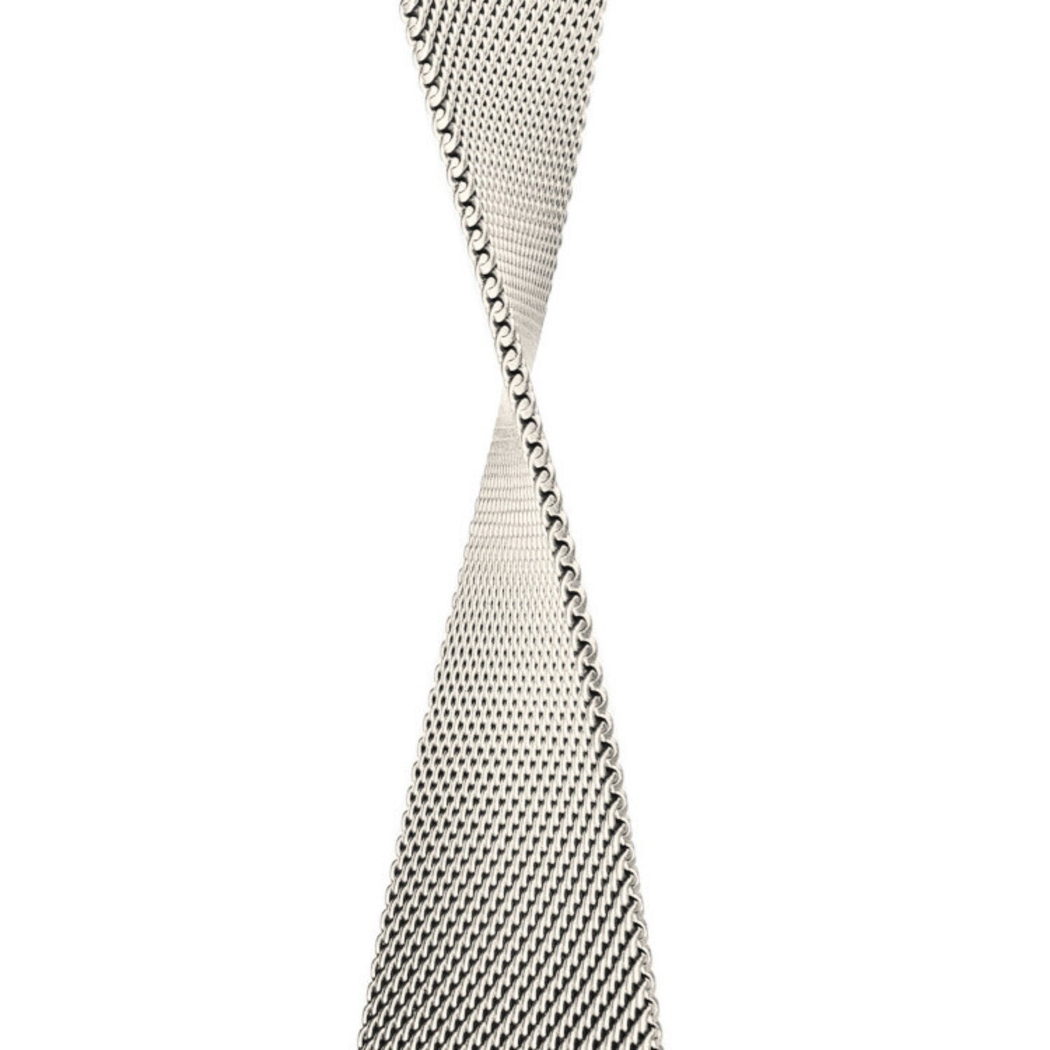 Starlight stainless steel woven mesh Apple Watch band with an adjustable magnetic infinite loop clasp — view 2