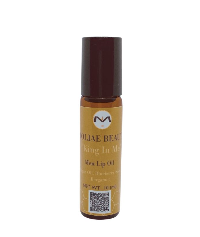 Khufu men's self-care gift kit featuring body oil spray, lip oil, and brown sugar scrub — view 5