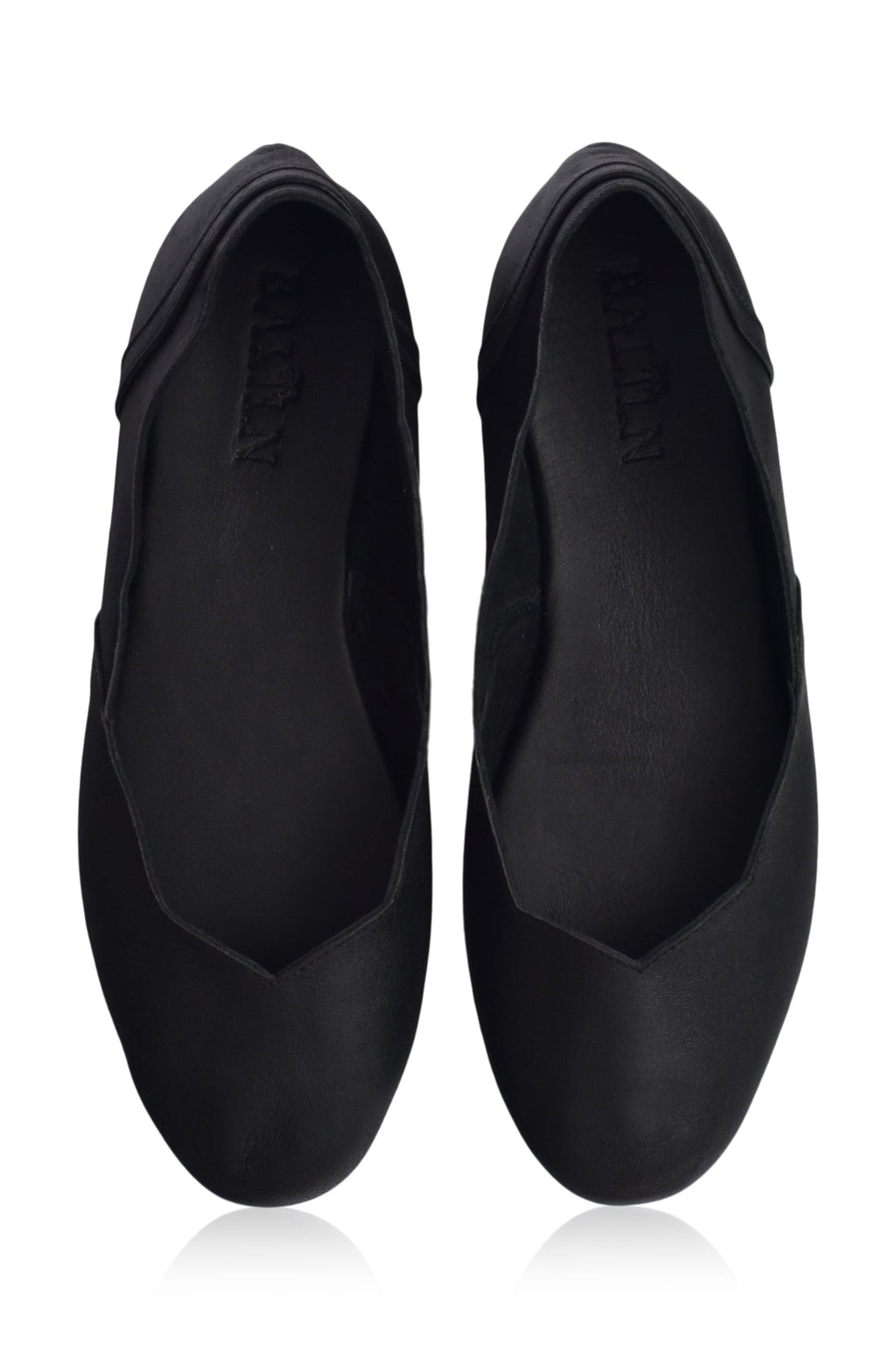 Milan Leather Ballet Flats-3