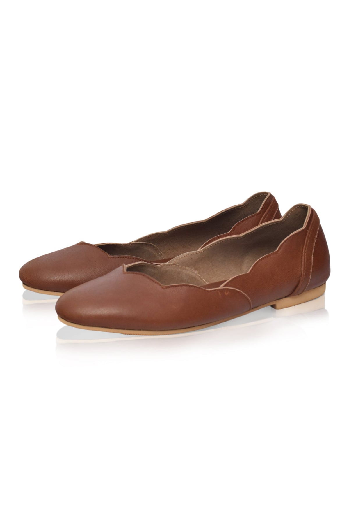 Milan Leather Ballet Flats-2