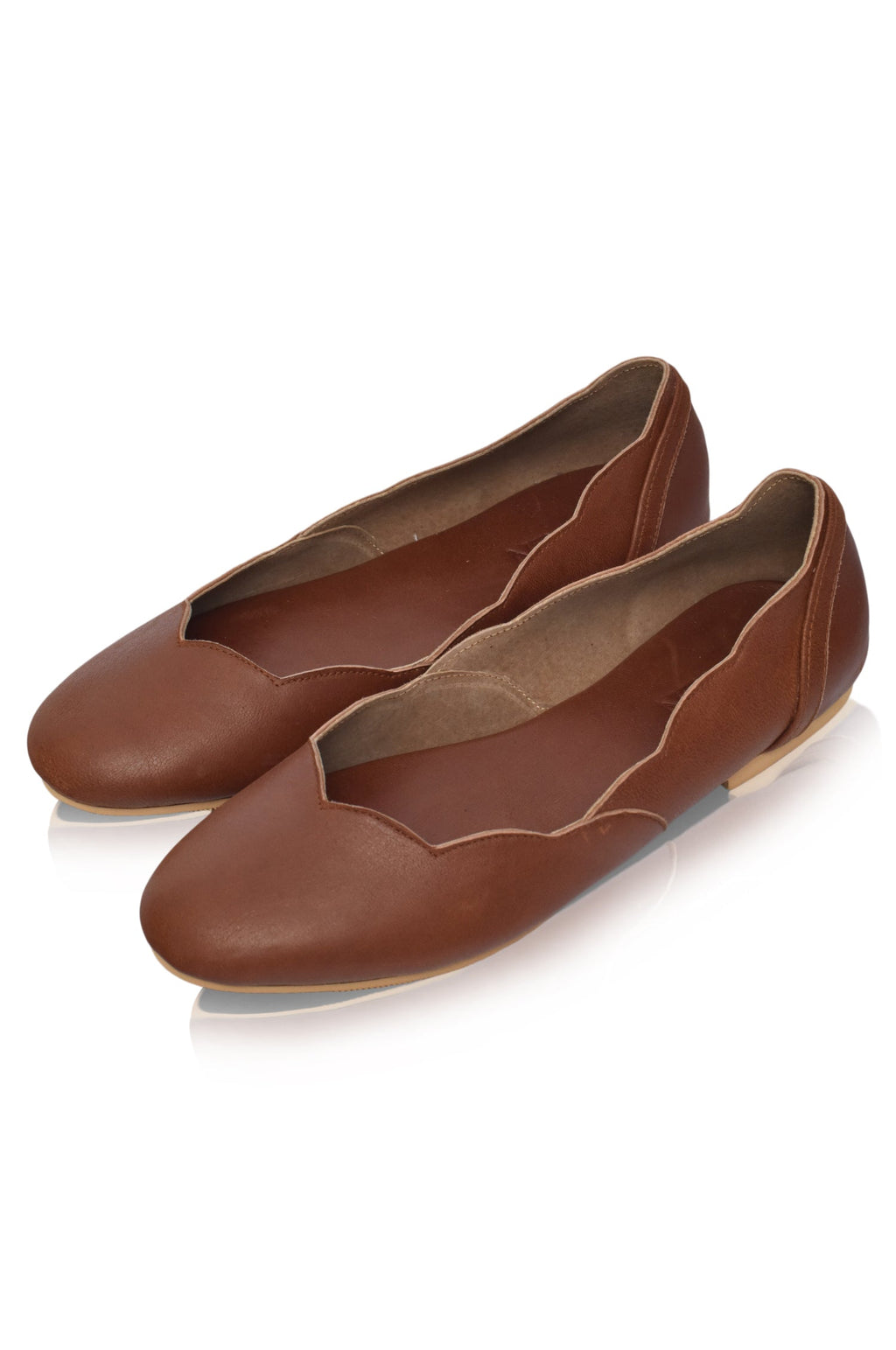 Milan Leather Ballet Flats-3