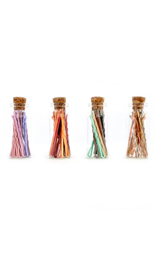 Mini Sleek Hair Bobbies  |  Eucalyptus-1