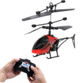 Mini remote control helicopter in vibrant color featuring two-way controller and durable plastic propellers