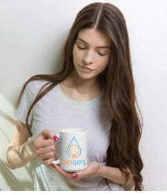 HID SIPS Logo White Glossy Mug-1