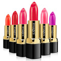 Moisturizing lipstick and lip gloss tube highlighting vibrant red color and natural hydrating plant ingredients