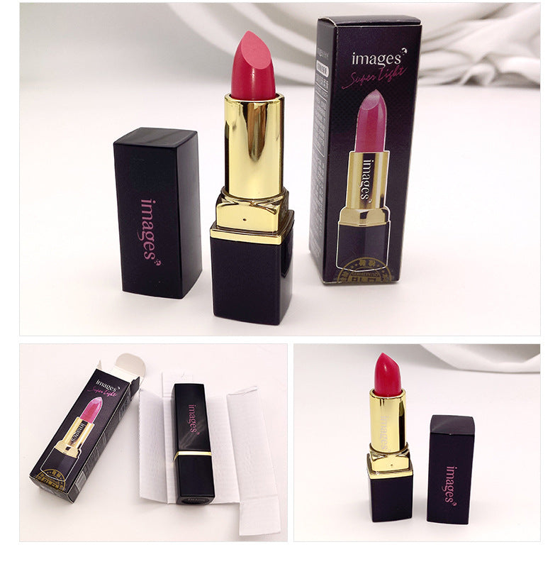 Moisturizing lipstick and lip gloss tube highlighting vibrant red color and natural hydrating plant ingredients — view 2