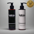 Lustrao hair growth shampoo and conditioner duo set in premium dispenser bottles for thinning hair