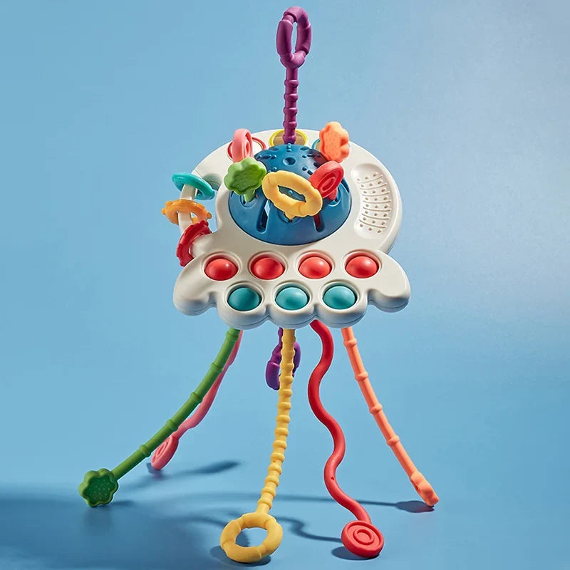 Montessori Pull String Educational Toy-5