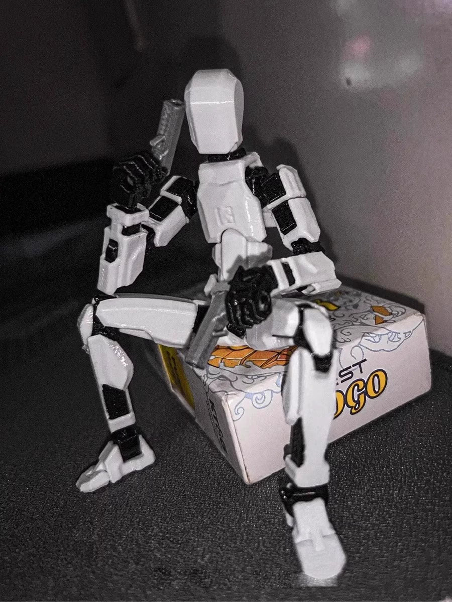 Movable lucky doll action figure with fully articulated jointed limbs and premium durable design — view 5