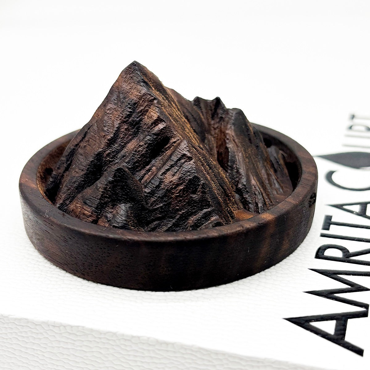 "Mt Donon" Black Walnut Wood Diffuser Piece | Waterless Diffusing | Natural Essential Oil-0