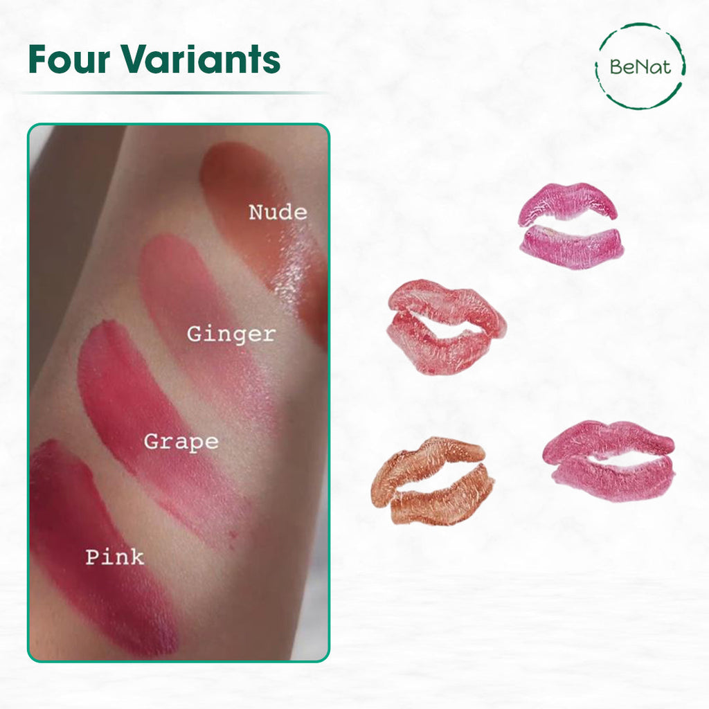 Natural lip and cheek bloom tinted balm applicator tube showcasing vibrant color for everyday makeup — view 3