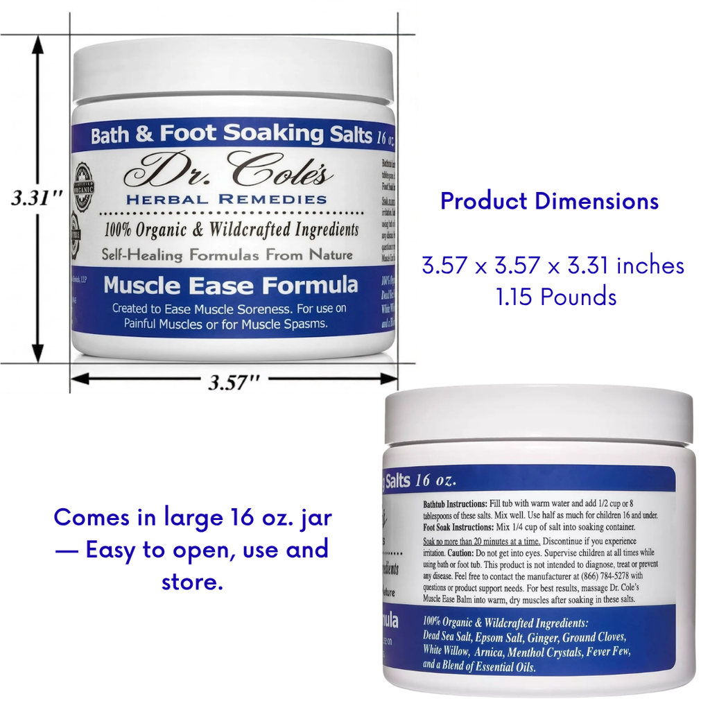 20 - Dr. Cole's Muscle Ease Soaking Salts-1