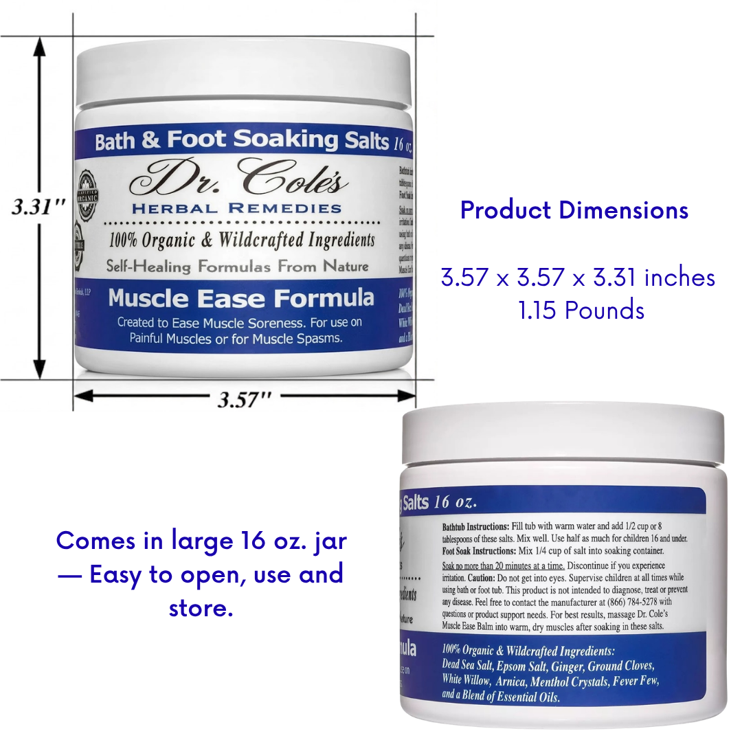20 - Dr. Cole's Muscle Ease Soaking Salts-1
