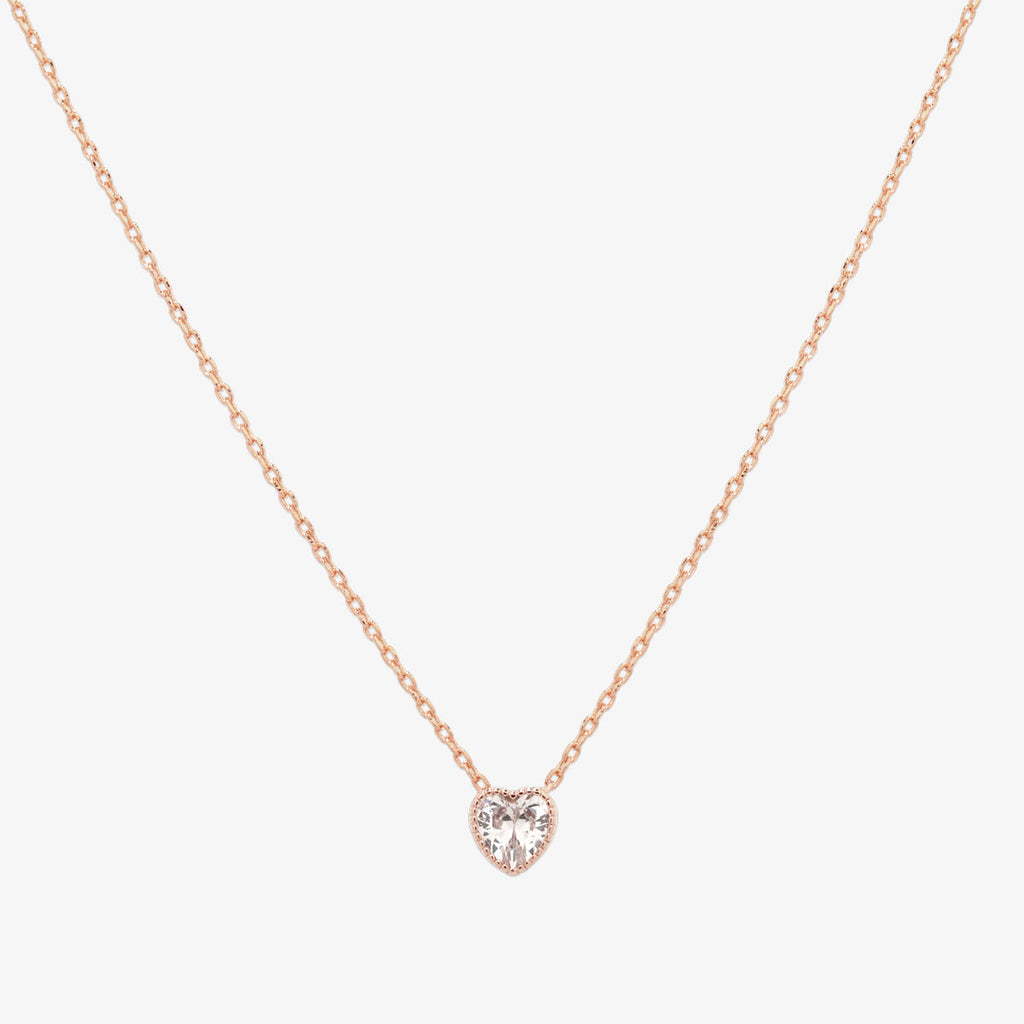 Heart cubic necklace-4