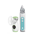Portable mesh nebulizer and baby electric nasal aspirator complete breathing relief kit for families