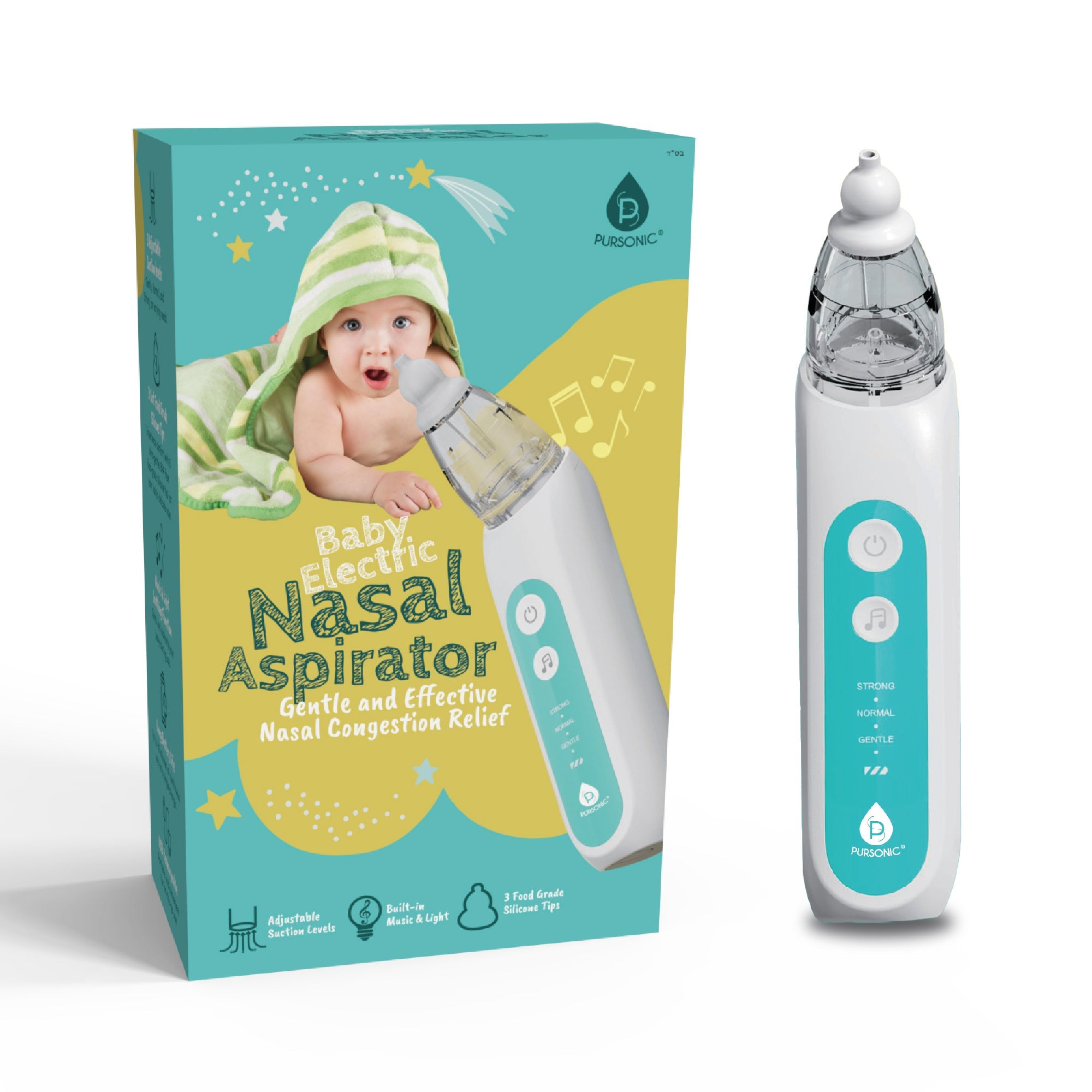 Portable mesh nebulizer and baby electric nasal aspirator complete breathing relief kit for families — view 5