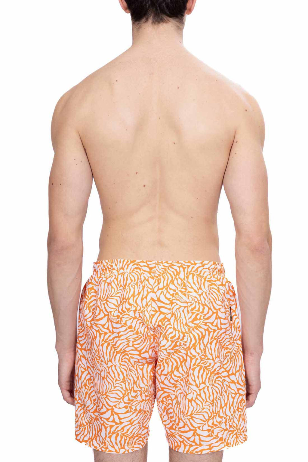Men's regular-fit Inuvik swim shorts with all-over logo print and adjustable drawstring waist. — view 7