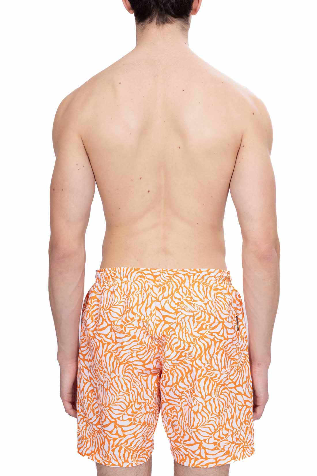 Men's regular-fit Inuvik swim shorts with all-over logo print and adjustable drawstring waist. — view 7