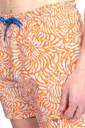Men's regular-fit Inuvik swim shorts with all-over logo print and adjustable drawstring waist.