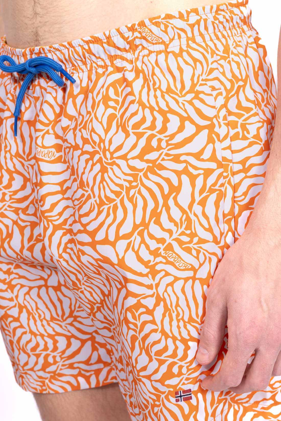Men's regular-fit Inuvik swim shorts with all-over logo print and adjustable drawstring waist. — view 17