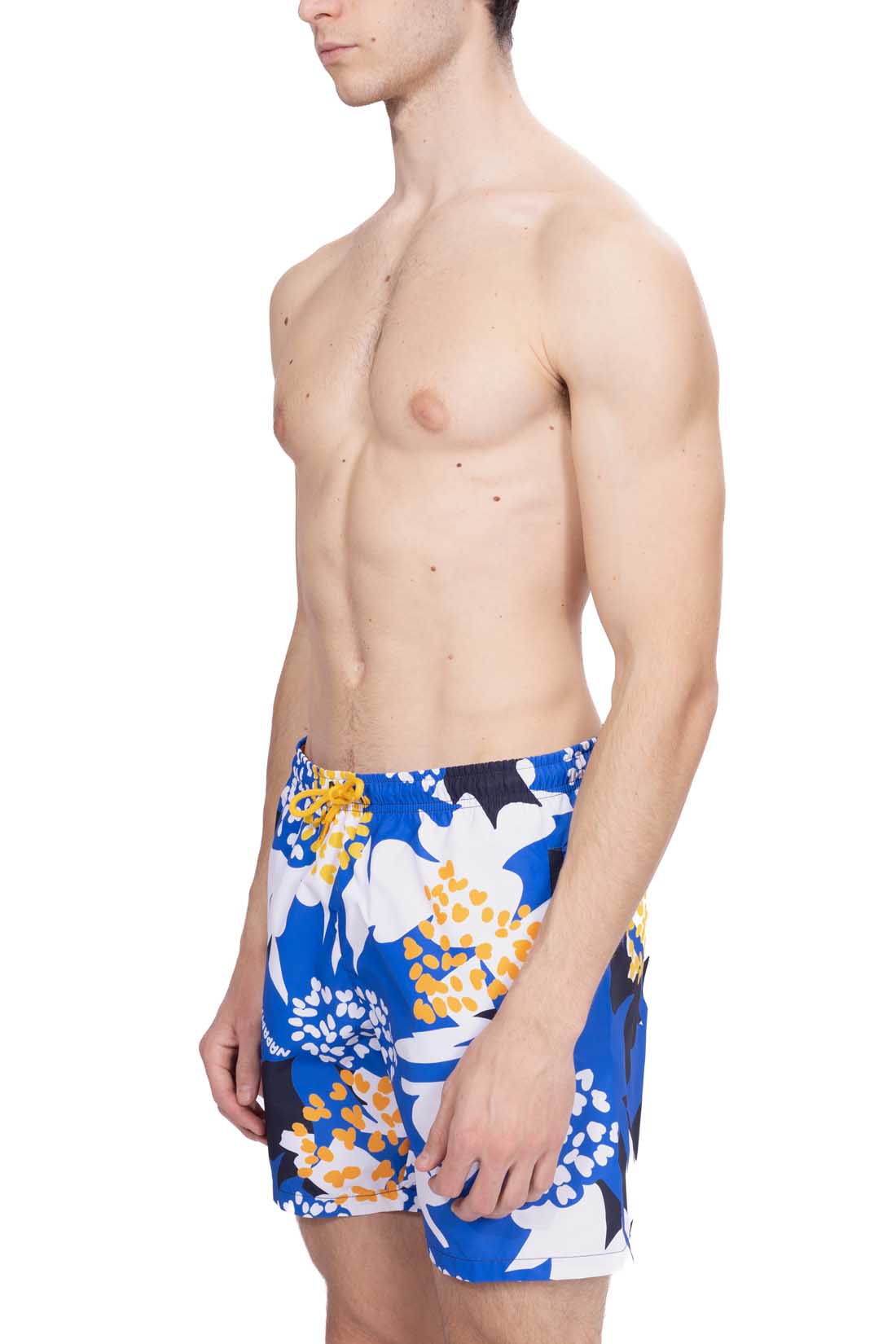 Men's regular-fit Inuvik swim shorts with all-over logo print and adjustable drawstring waist. — view 26