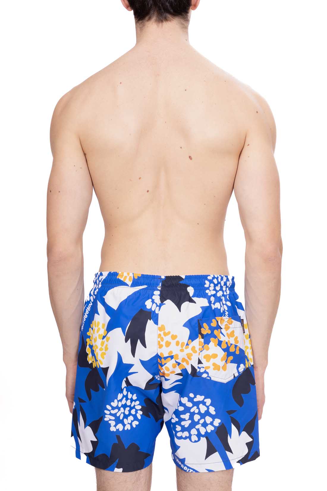 Men's regular-fit Inuvik swim shorts with all-over logo print and adjustable drawstring waist. — view 23