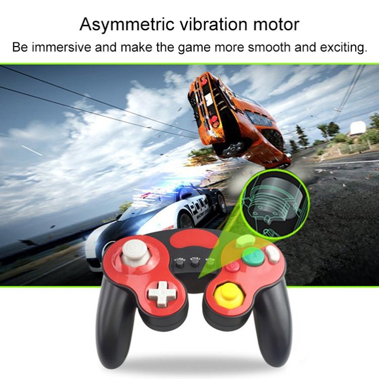 Nintendo NGC wired game controller by NNEIDS in durable ABS plastic with ergonomic grips — view 3