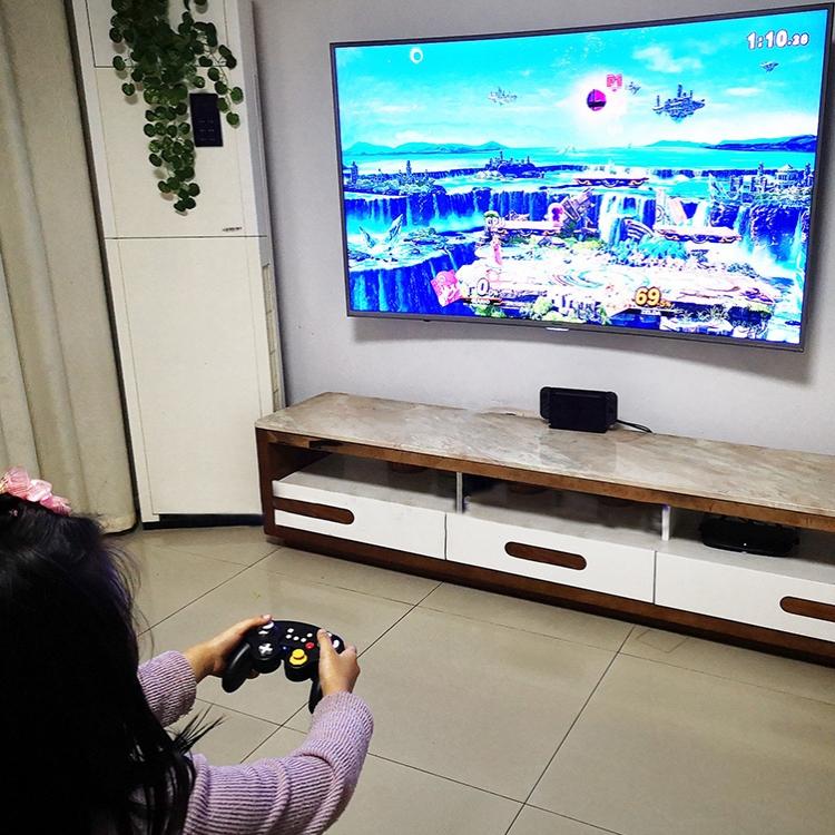 Nintendo NGC wired game controller by NNEIDS in durable ABS plastic with ergonomic grips — view 5