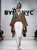 WOMEN'S JACKET CAPE Ecological Prêt-à-Porter New Collection MADISON AVENUE BYMANYC ® New York-0