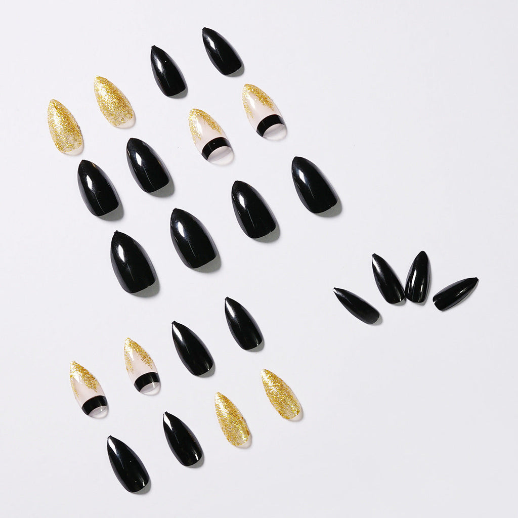 Nail art finished fake nails set vibrant colored salon quality press-on manicure beauty tools — view 4
