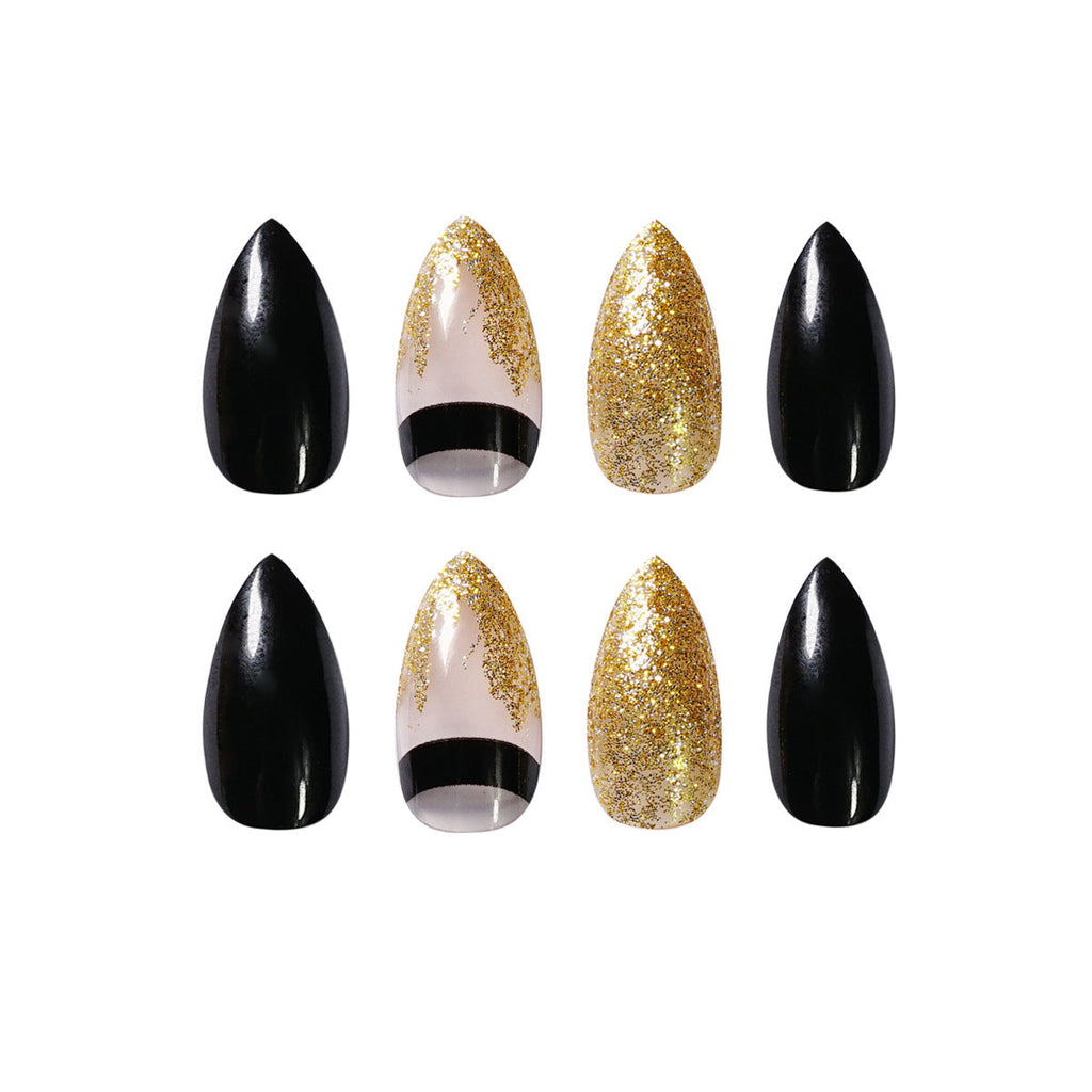 Nail art finished fake nails set vibrant colored salon quality press-on manicure beauty tools — view 5