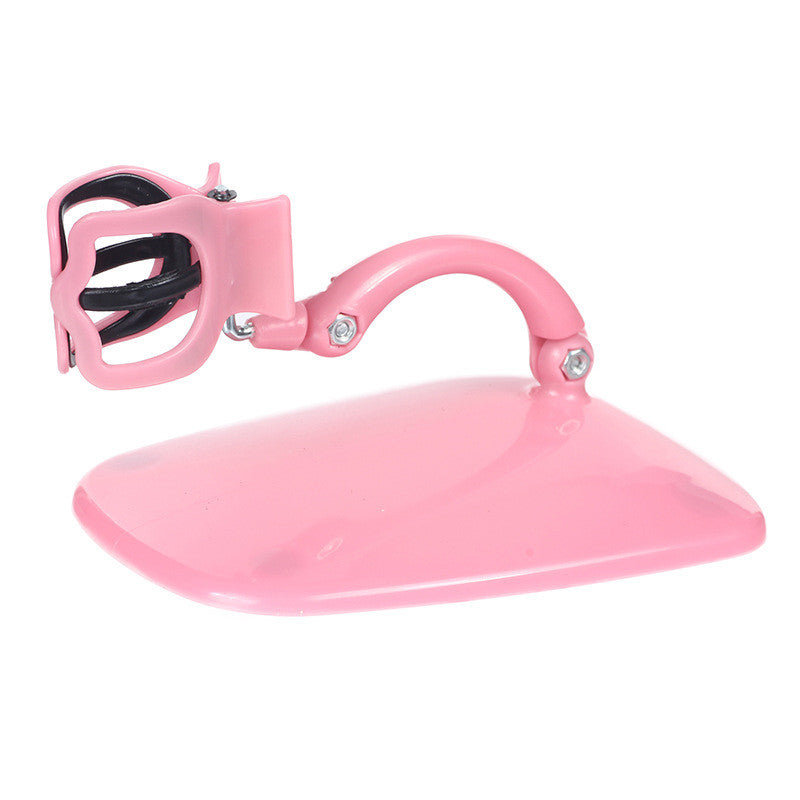 Pink nail polish fixation clip holding a bottle for a mess-free manicure experience — view 4