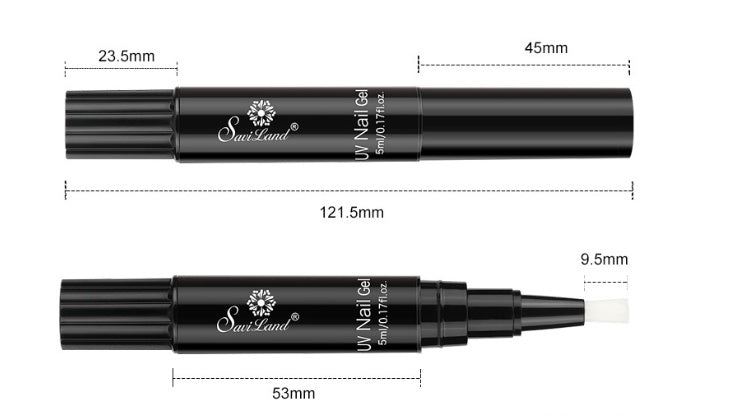 One-step nail gel pen in vibrant color for quick and easy at-home manicures. — view 4