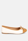 Natania Two Tone Ballet Flats-0