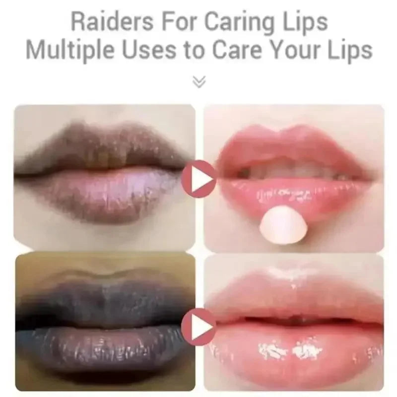 Natural lip balm treatment for lightening dark lips, infused with turmeric root and jojoba seed oil — view 2
