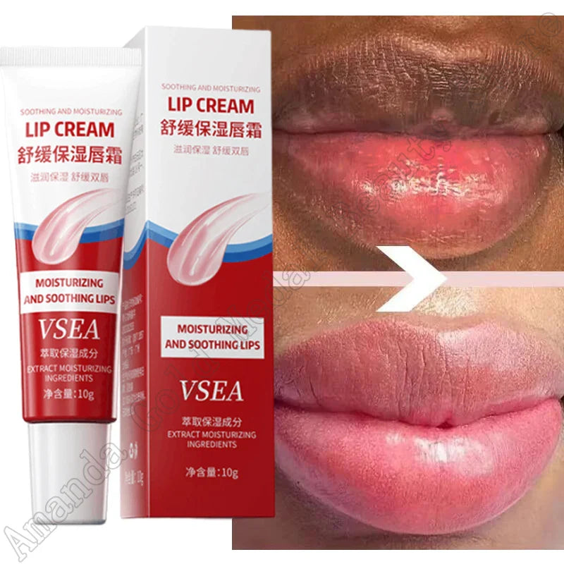 Natural lip balm treatment for lightening dark lips, infused with turmeric root and jojoba seed oil — view 3