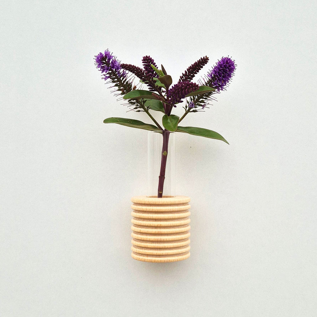 Modern Ribble Wooden Wall Vases | 7 Colour Options-5