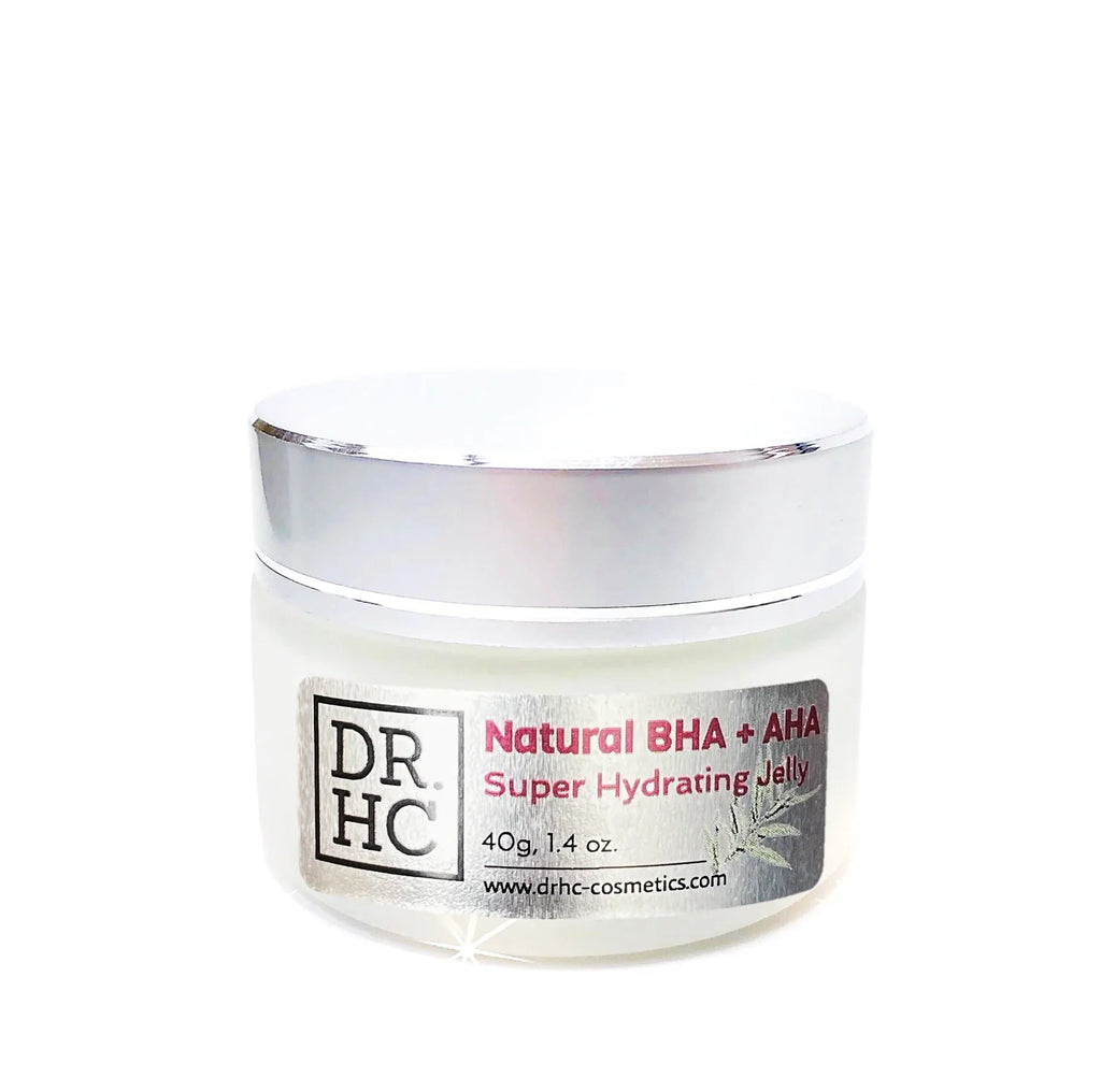 Natural BHA and AHA hydrating jelly face moisturizer jar for brightening and acne prone skin — view 5