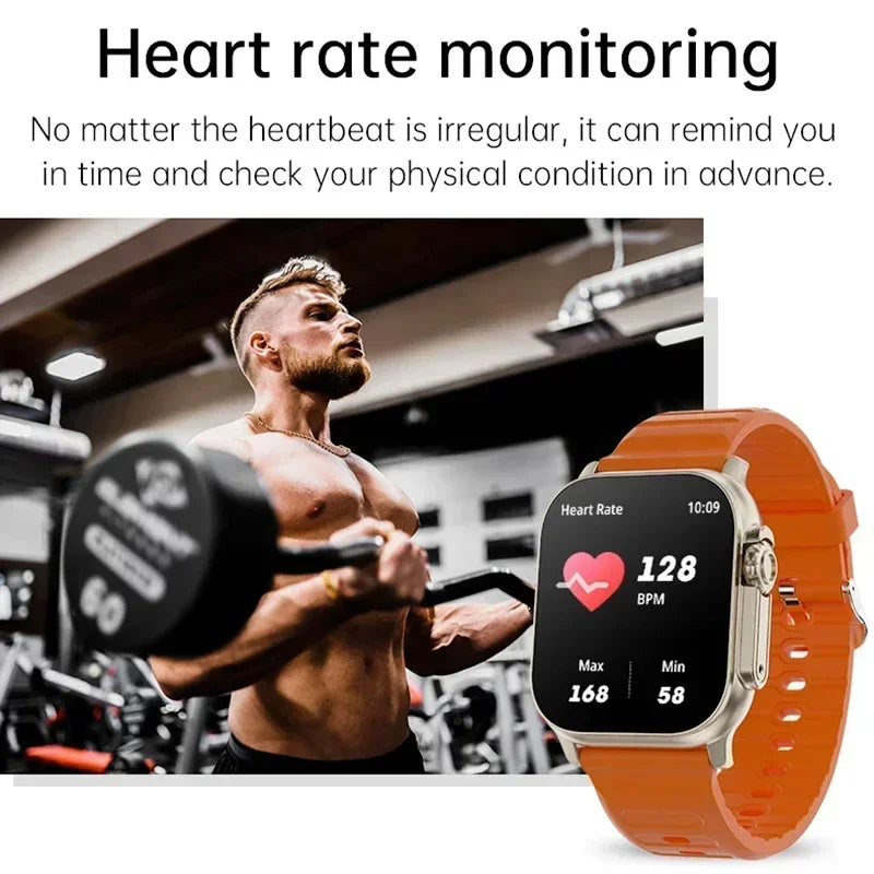 Orange T800 U2 smartwatch with narrow frame high definition display and comfortable fitness band — view 3