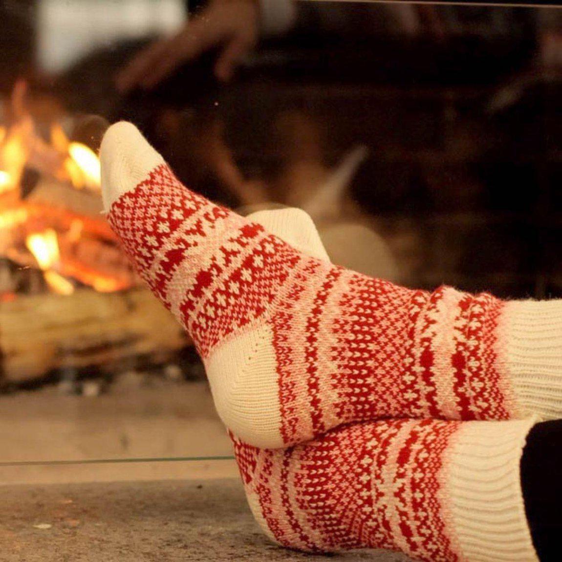 Asenka Cherry Cozy Socks-1