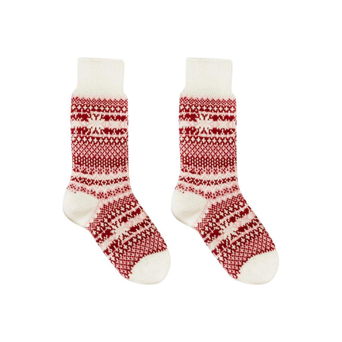 Asenka Cherry Cozy Socks-0