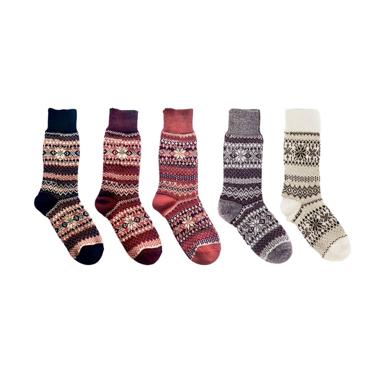 Old Rosa Cozy Socks - 5-Pair Set-0