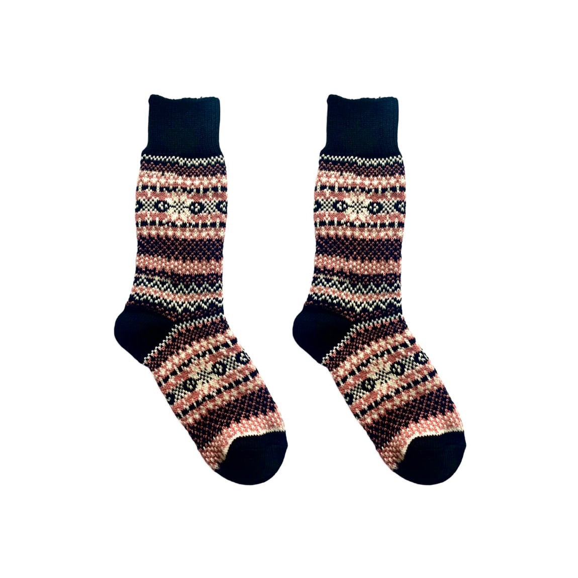 Rosa Black Cozy Socks-0