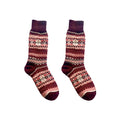 Rosa Plum Cozy Socks-0