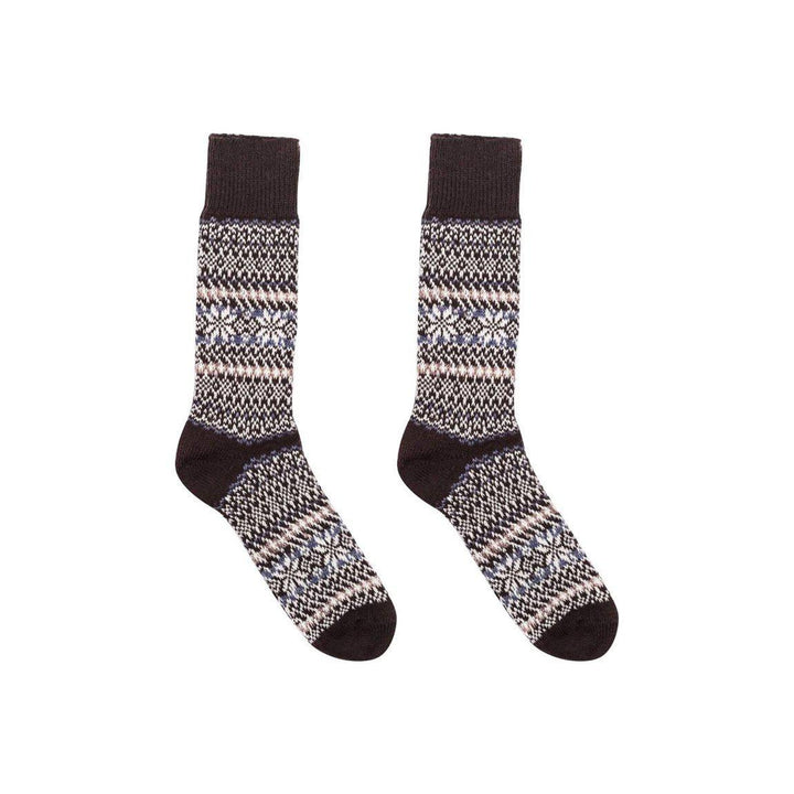 Sigrid Chocolate Merino Wool Socks