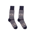 Sigrid Navy Merino Wool Socks-0