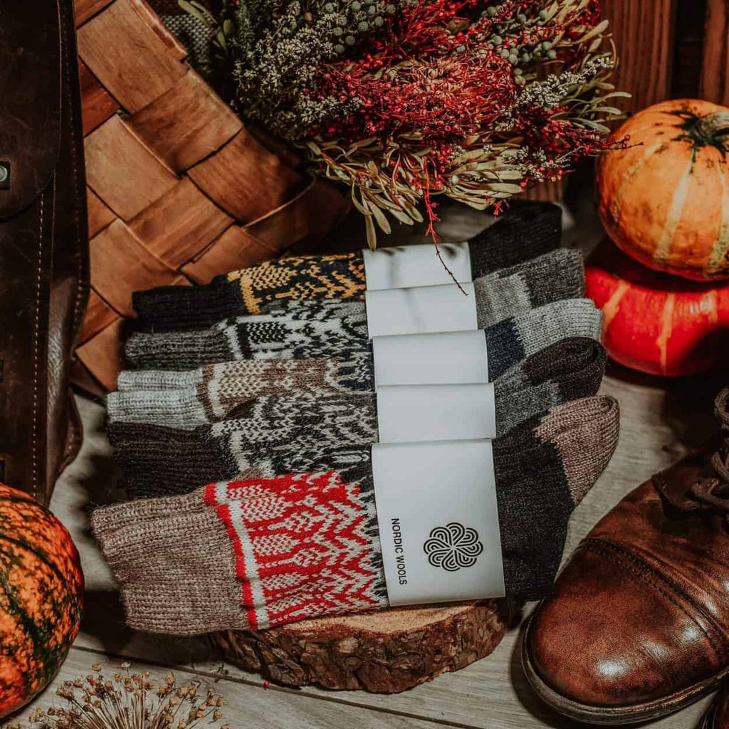 Yule Merino Wool Socks - 5-Pair Set-2