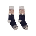 Yule Navy Merino Wool Socks-0