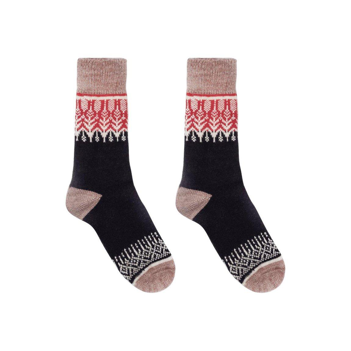 Yule Sunset Merino Wool Socks-0